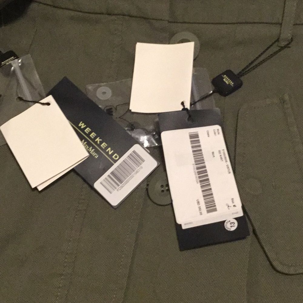 MAX MARA Virtus Zip Front Military Pencil Skirt - Picture 11 of 13